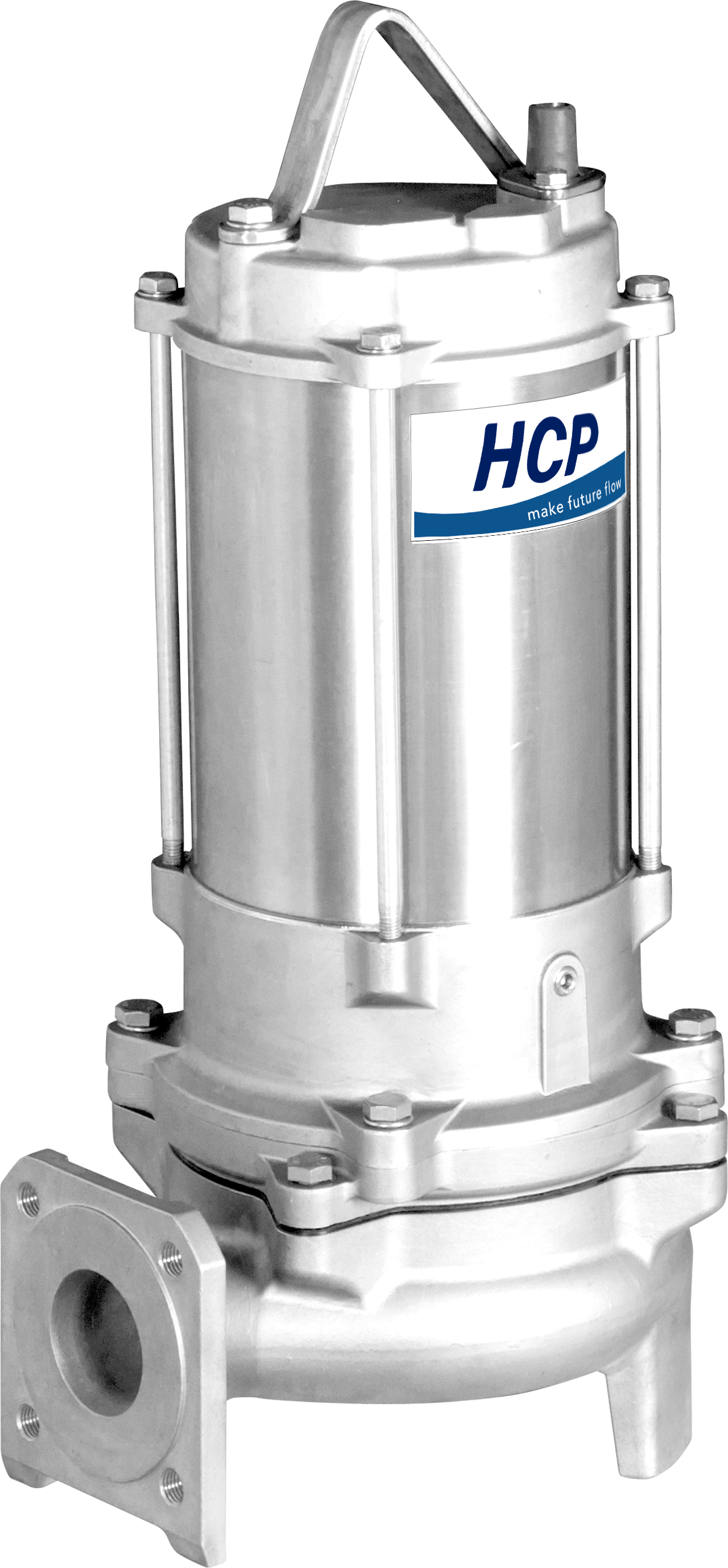 Máy bơm chìm nước thải model HCP FN-22U được thiết kế chuyên dụng để hút nước thải có lẫn rác. 