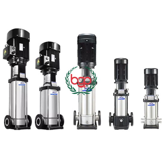 BƠM TRỤC ĐỨNG ĐA TẦNG CÁNH HCP HVM 20-80